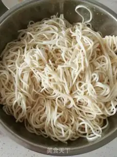 Make Cold noodles step 2