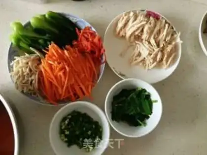 Make Cold noodles step 4