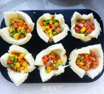 Make Vegetable cheese toast step 4