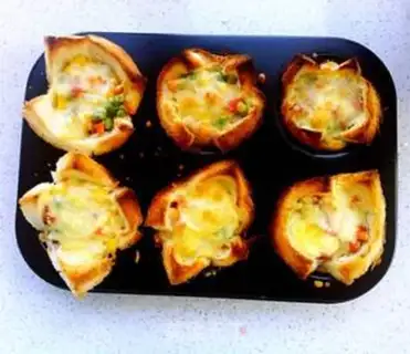 Make Vegetable cheese toast step 5