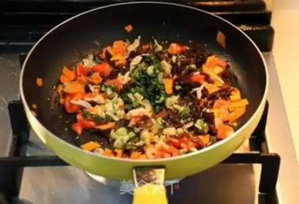 Make Vegetable congee step 5