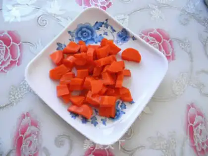 Make Coconut carrot snack step 0