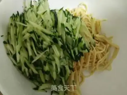 Make cucumber tofu broccoli step 0