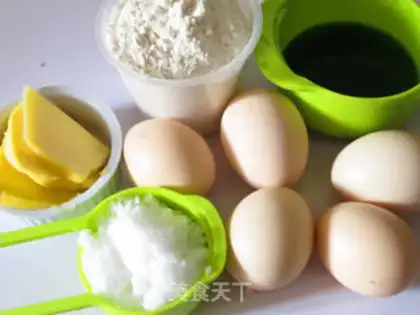 Make Spinach cup and cream cake step 2