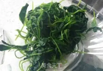 Make Almond spinach step 2