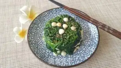 Make Almond spinach step 6