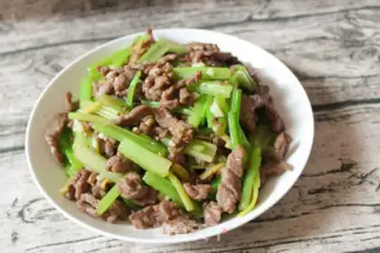 Make Celery beef step 6