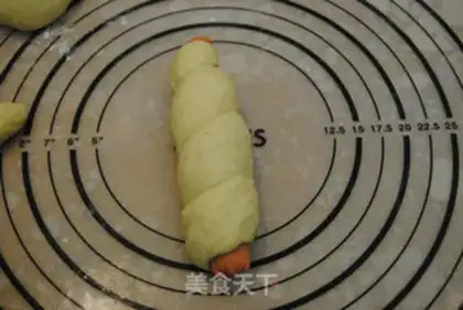 Make Ham intestinal soy bread step 10