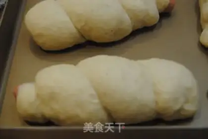 Make Ham intestinal soy bread step 12