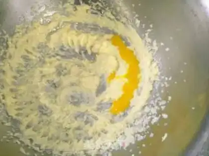 Make Gold coconut ball step 4