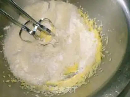 Make Gold coconut ball step 7