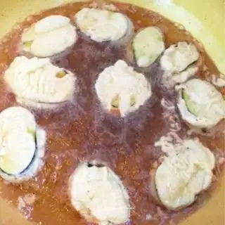Make Dried eggplant box step 7