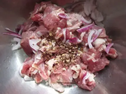 Make The lamb string step 2