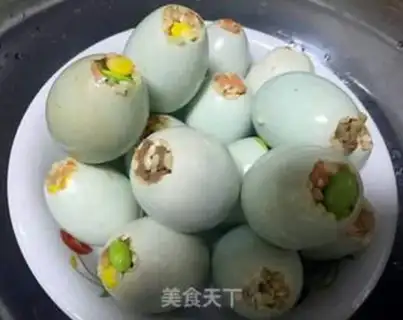 Make Gold rice eggs step 2