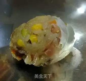 Make Gold rice eggs step 5