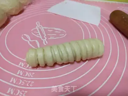 Make caterpillar bread step 10