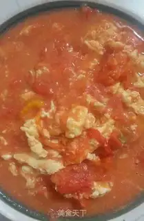 Make Tomato fried eggs step 8