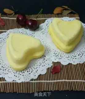 Make Heart-shaped cotton cake step 11