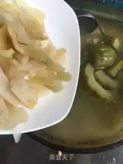 Make Suffering cucumber soup step 5