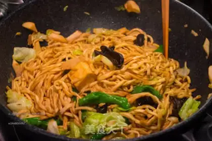 Make Burn the noodles step 8