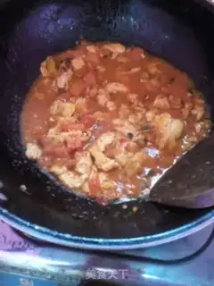 Make Tomato fried eggs and rice step 6