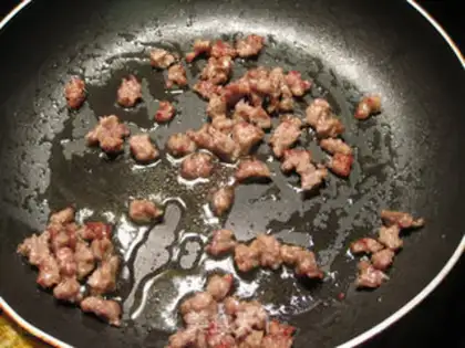 Make Sausage and potatoes step 1