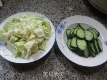 Make The cucumbers step 0