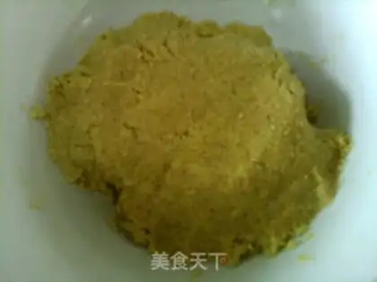 Make Pumpkin egg paste step 4