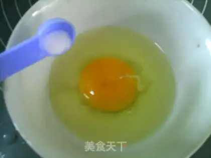 Make Pumpkin egg paste step 6