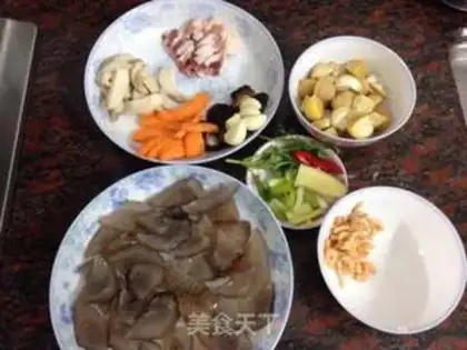 Make Sea cucumber step 1