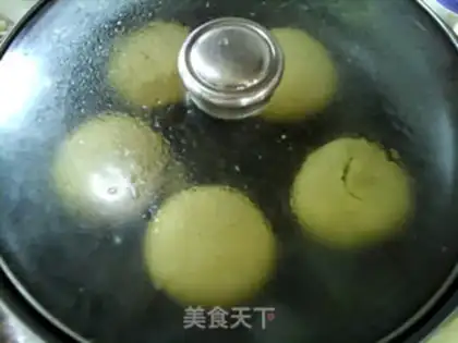 Make Pumpkin egg paste step 21
