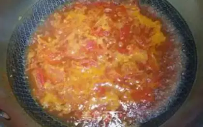 Make Tomato egg oak soup step 6