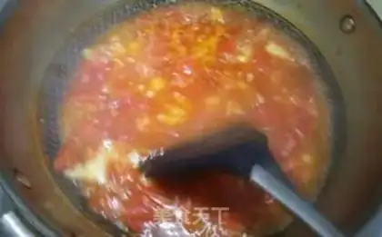 Make Tomato egg oak soup step 8