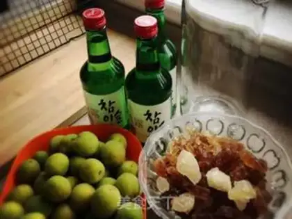 Make Blue plum wine and plum lubricant step 1