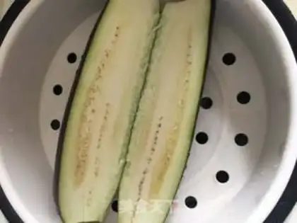 Make Garlic pasta roast eggplant step 1