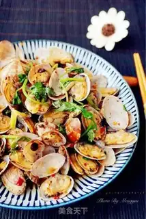 Make Scrambled clams step 9