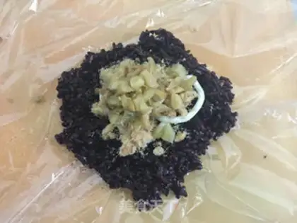 Make Black rice rice step 7