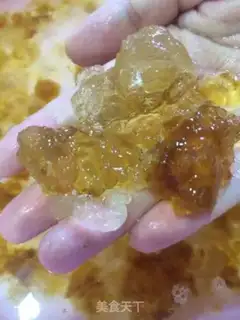 Make Peach gelballs step 1