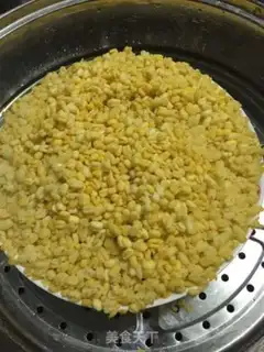 Make Green bean cake step 1