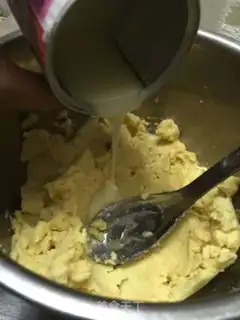 Make Green bean cake step 4