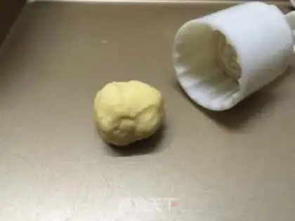 Make Green bean cake step 5