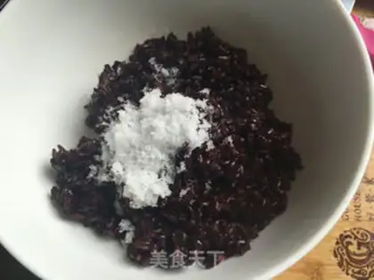 Make Mango, snow and sweet rice step 2