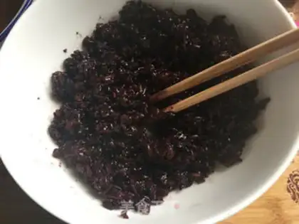 Make Mango, snow and sweet rice step 3