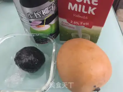 Make Mango, snow and sweet rice step 7