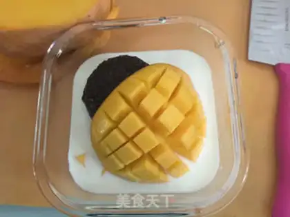 Make Mango, snow and sweet rice step 11