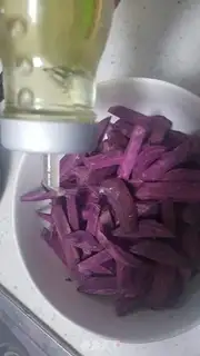 Make Honey violet fries step 2