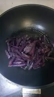 Make Honey violet fries step 5