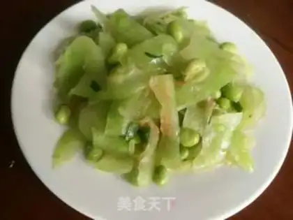 Make Soybeans with watermelon peels step 9