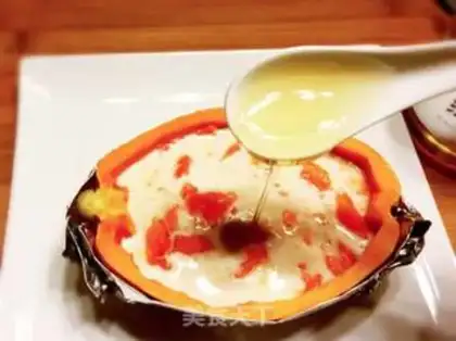 Make Milk papayas step 5