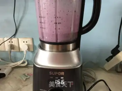 Make Blueberry ice cream step 7